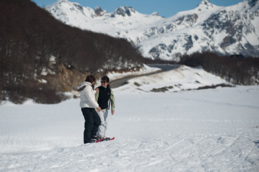 Snowshoeing